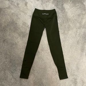 NWT Alphalete Amplify Leggings - Evergreen - Small